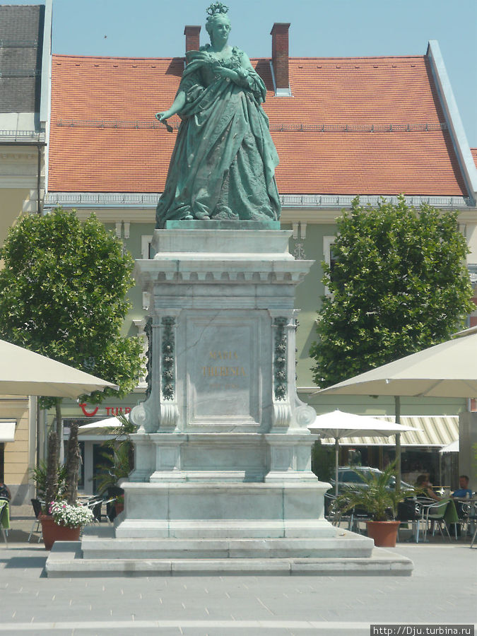 памятник Марии Терезии (австрийской императрицы) Клагенфурт, Австрия