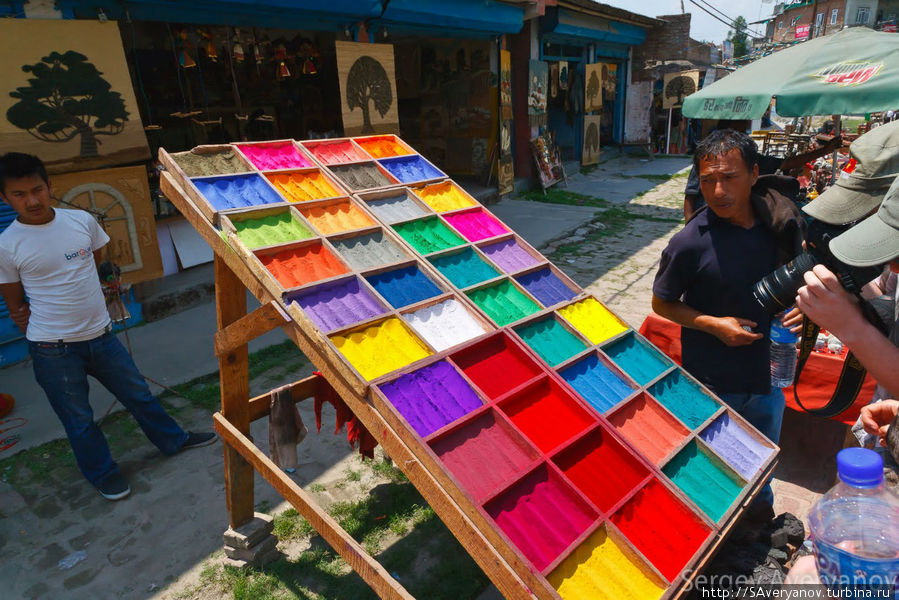 Продавцы сувениров Катманду, Непал