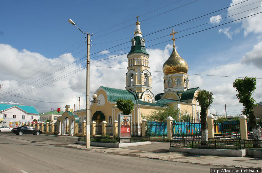 Свято-Никольский храм (1903 г.) Агинское, Россия
