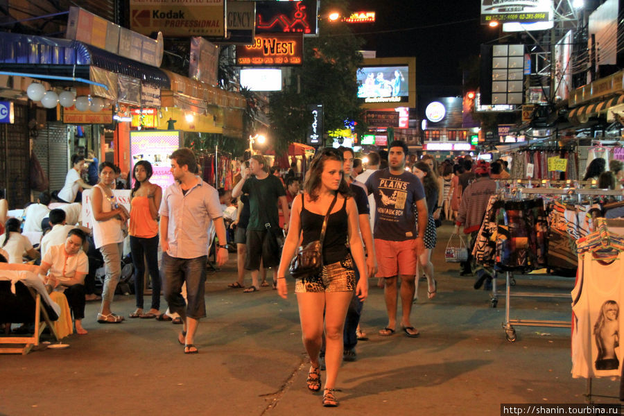 Улица Кхаосан Роад Бангкок, Таиланд