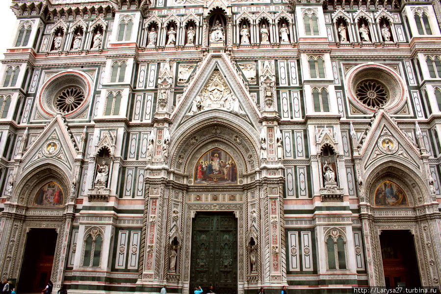 Фасад собора Санта Мария дель Фьоре Флоренция, Италия