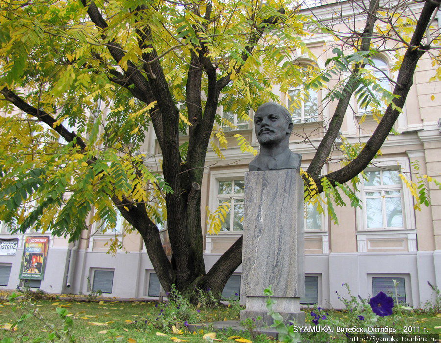 Памятник Ленину. Витебск, Беларусь
