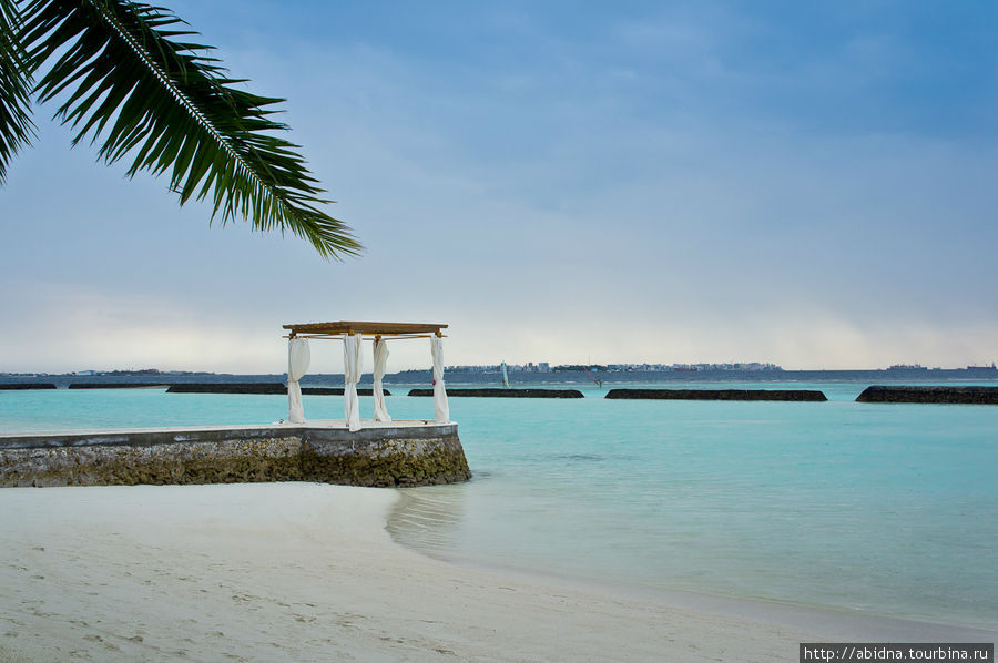 Беседка для свадебной церемонии Мальдивские острова