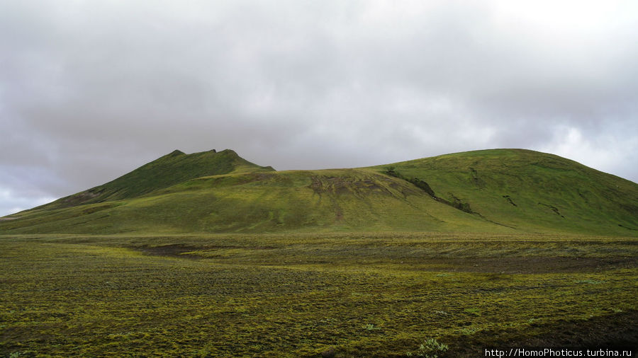 Серо-зеленая безмятежность Южная Исландия, Исландия