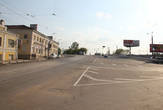Начало Рождественской улицы. Справа Канавинский мост.