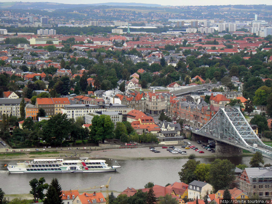 Дрезден, виды долины Эльбы, вызвавшие скандал в Юнеско. Дрезден, Германия