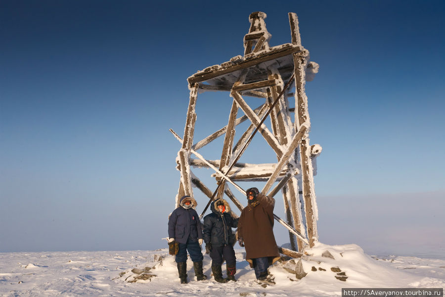 Северное сияние. Кольский полуостров. Ловозеро, Россия