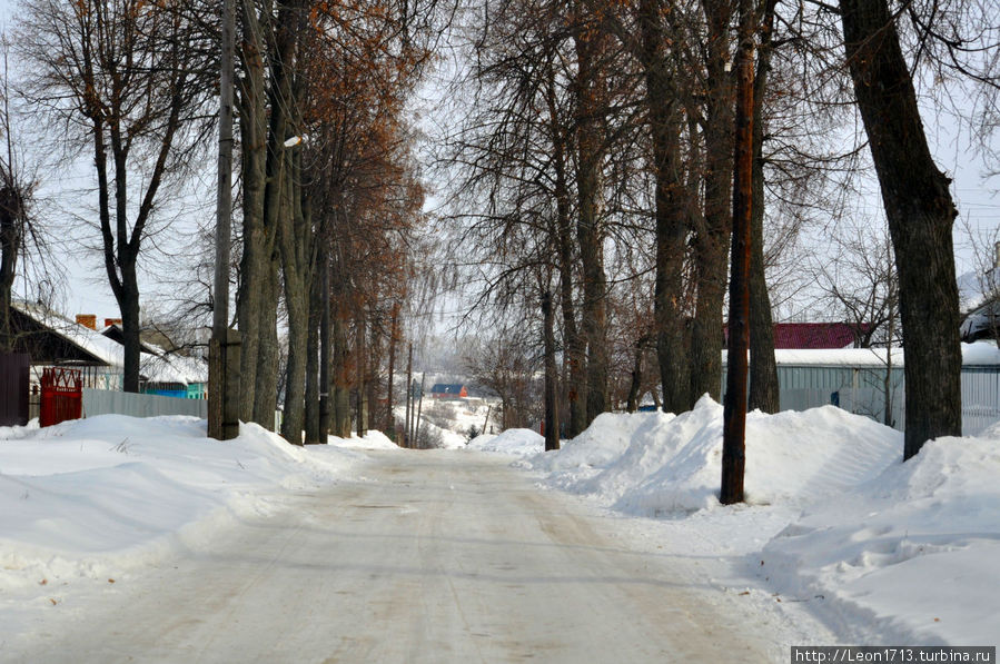 Липовый город зимой Липки, Россия