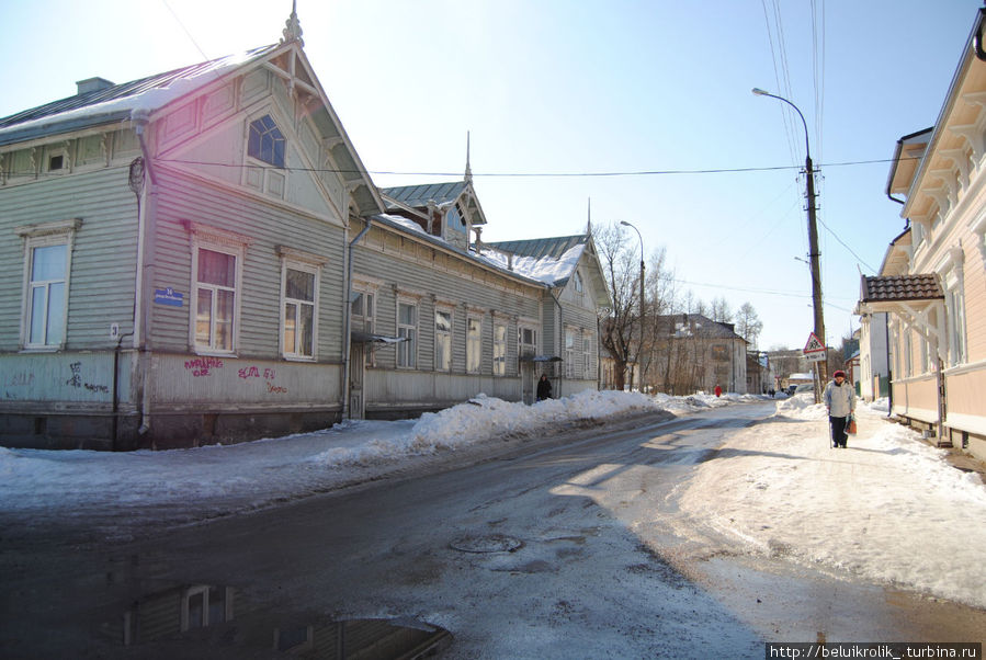 В Сортавале сохранилось много деревянных домов конца 19 в. Большинство в очень приличном состоянии. Сортавала, Россия