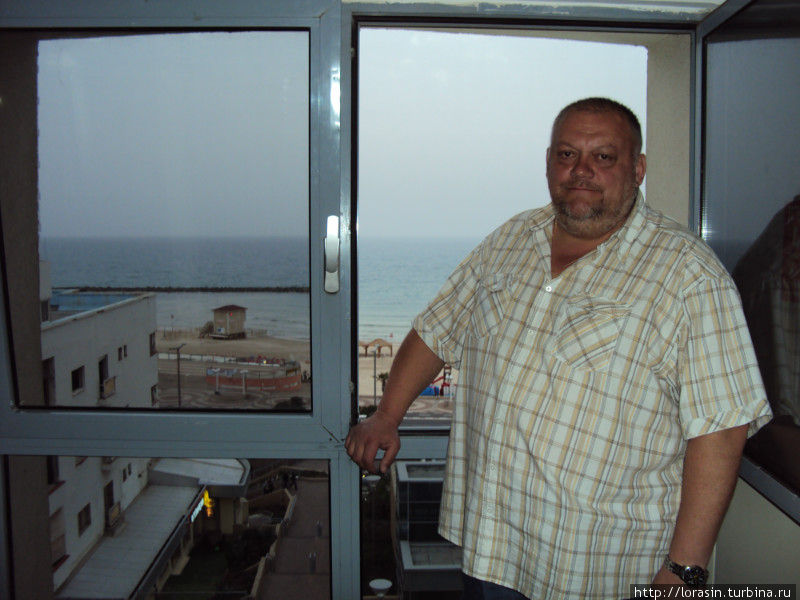 * Вид из окна отеля Максим в Тель-Авиве. Иерусалим, Израиль