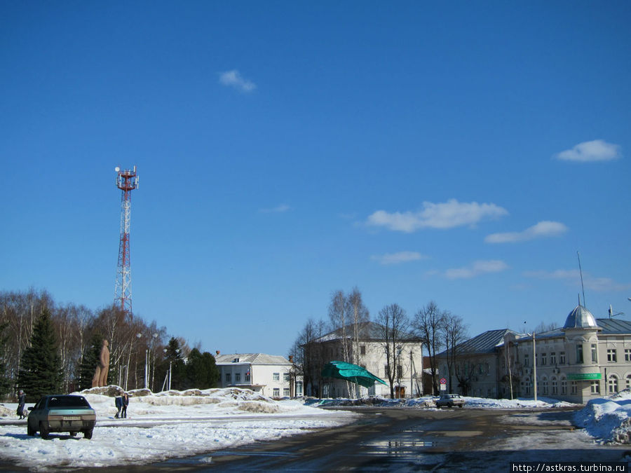 центральная площадь города Пошехонье, Россия