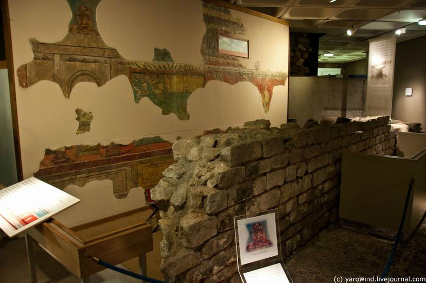 Древние стены и фундамент Йорк, Великобритания