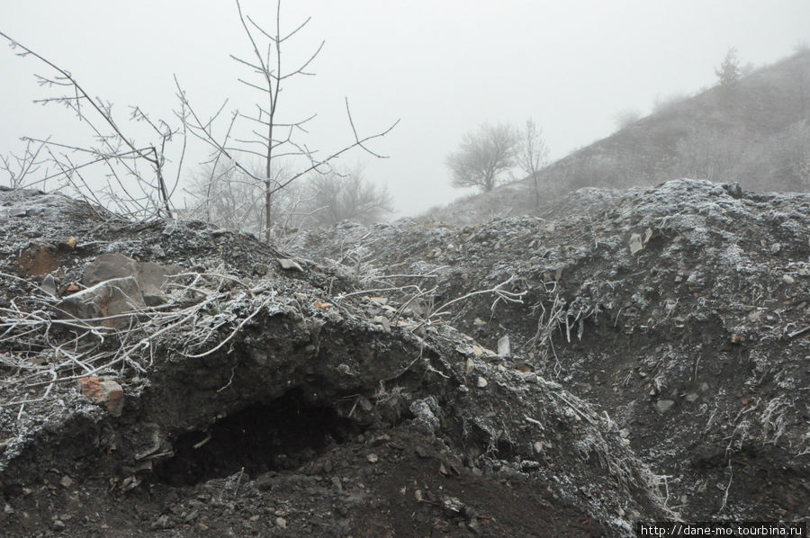 Зимние развалины шахты №6-7. Часть 1 Горловка, Украина
