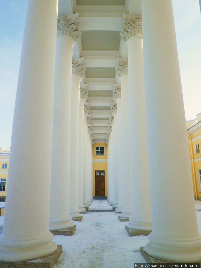 Колоннада Александровского дворца Пушкин, Россия