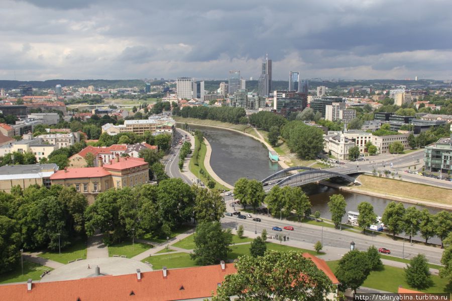 Вильнюс с высоты башни Гедиминаса Вильнюс, Литва