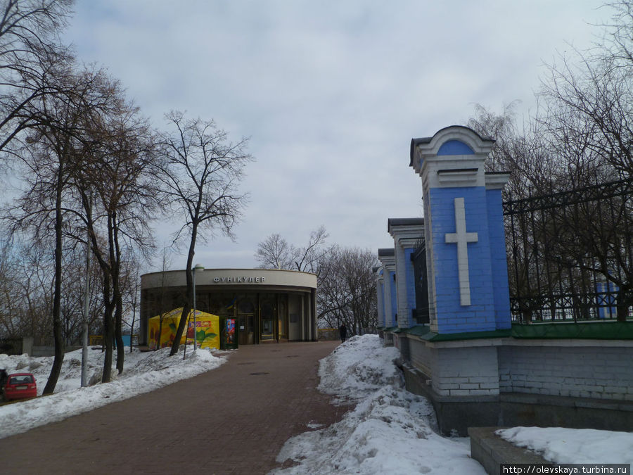 Фуникулер рядом Киев, Украина