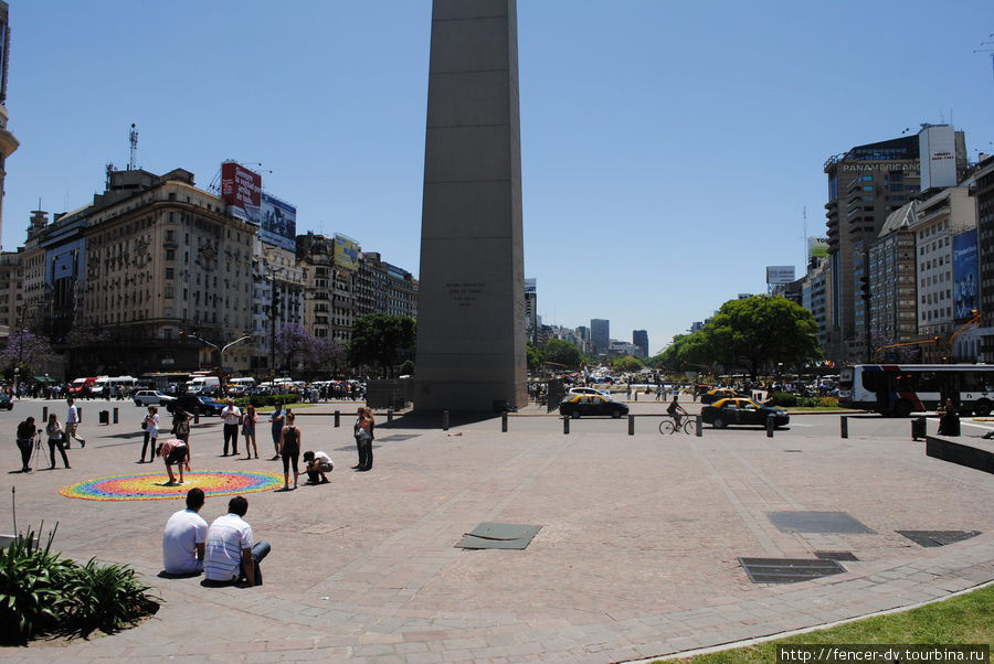 Просто Obelisco или главный символ Буэнос-Айреса Буэнос-Айрес, Аргентина