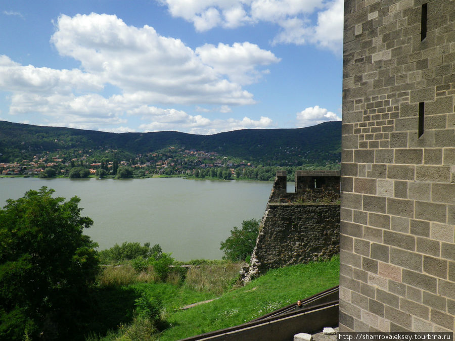 Дунай со стен Вишеграда Вишеград, Венгрия