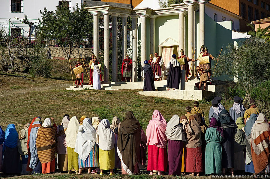 Страсти Христовы в прямом эфире в деревне Риогордо