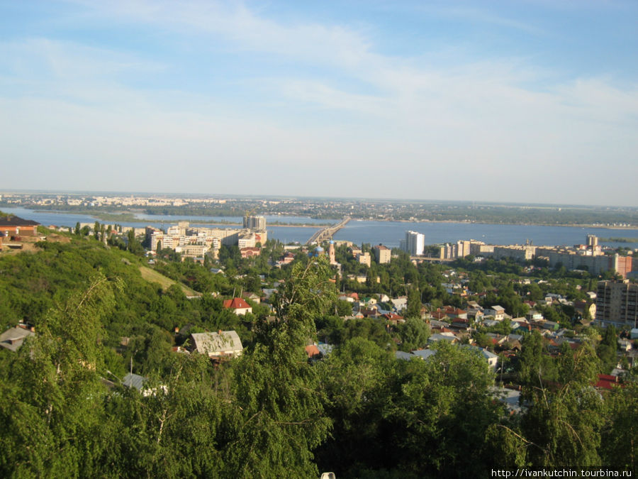 Вид на город от Журавлей Саратов, Россия