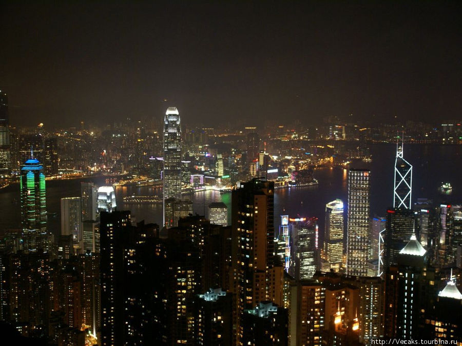 Ночные сумерки Гонконга Остров Гонконг, Гонконг