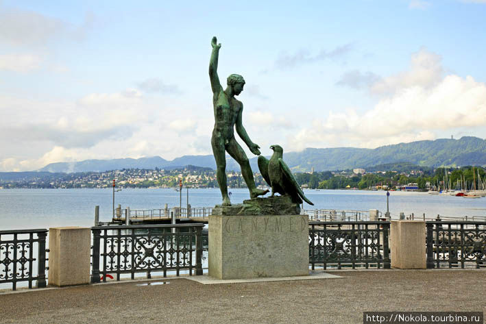 Скульптура Ганимеда Цюрих, Швейцария