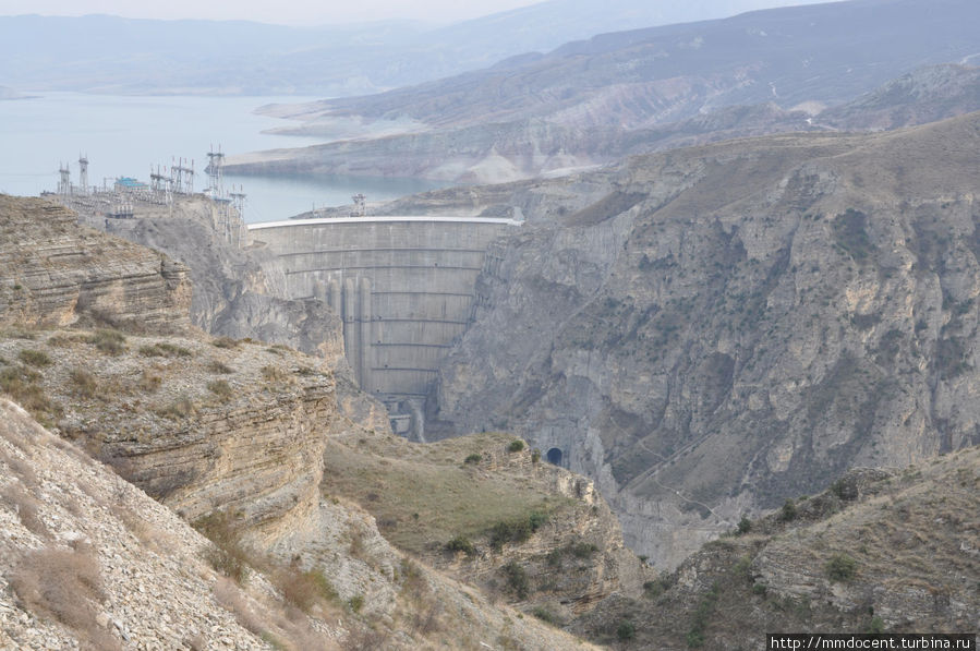 Чиркейская ГЭС и ее окрестности Чиркейское водохранилище, Россия