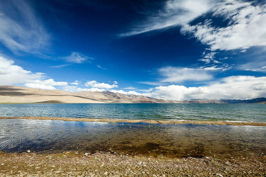 Озеро Тцо Морири (высота 4600 м). Ладакх Индия