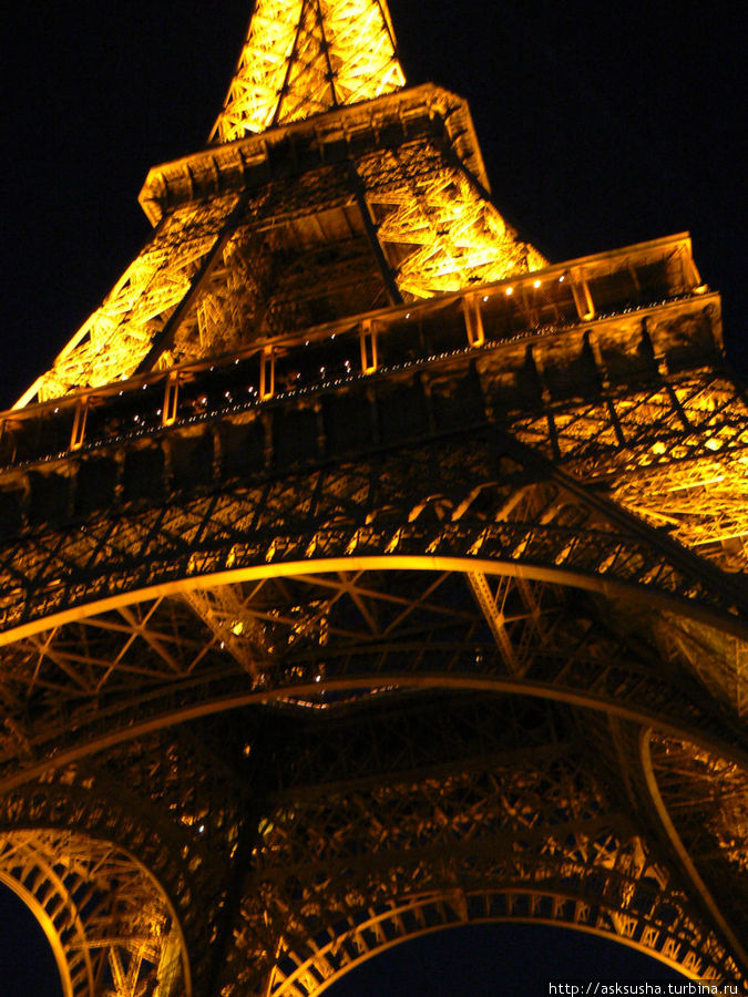 Ночные огни Парижа Париж, Франция