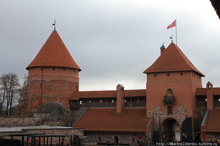 Тракайский замок в будни Тракай, Литва