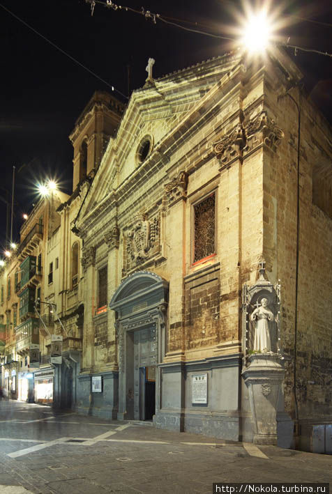 Церковь Св. Франциска Ассизского Валлетта, Мальта