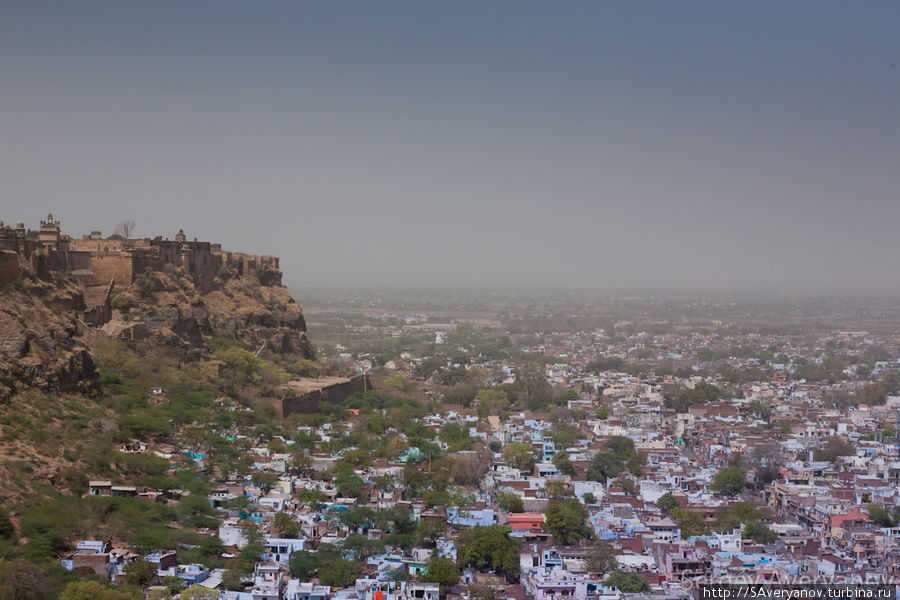 Панорама города Гвалиор, Индия