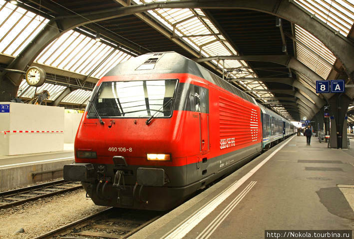 Железнодорожный вокзал Цюрих, Швейцария