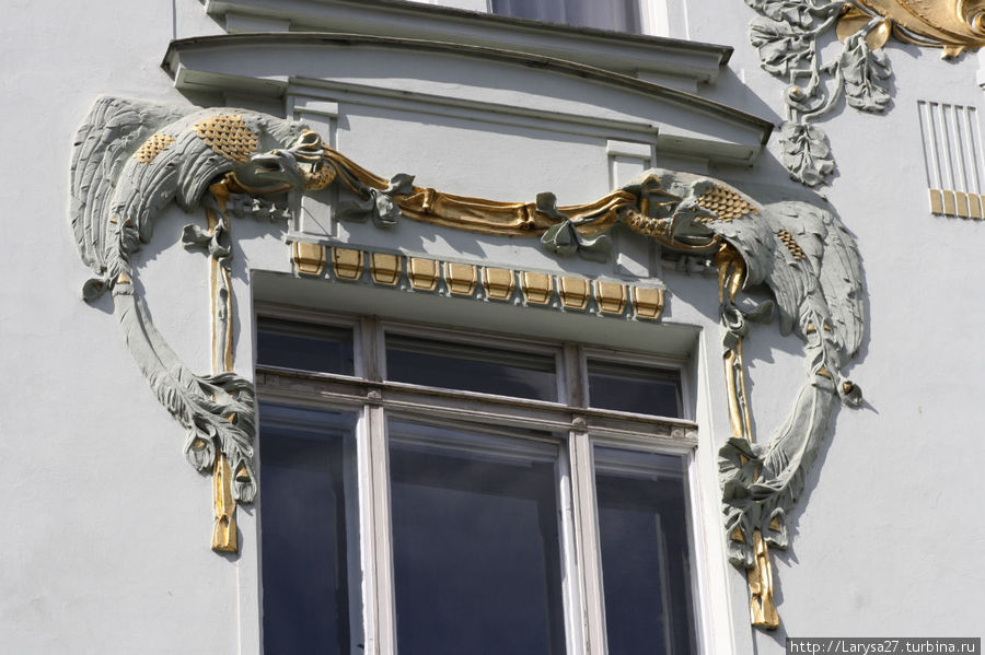 Деталь отеля Дорфлер. Прага, Чехия