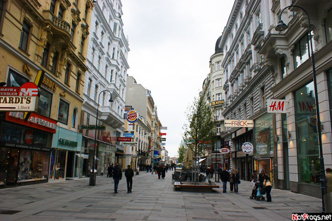 Улица Карнтнерштрассе Вена, Австрия