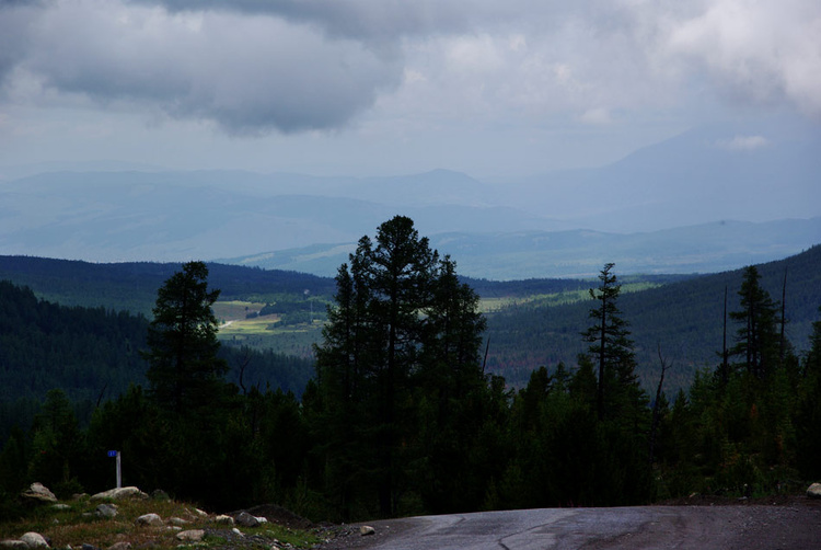 Вид с Улаганского перевал
