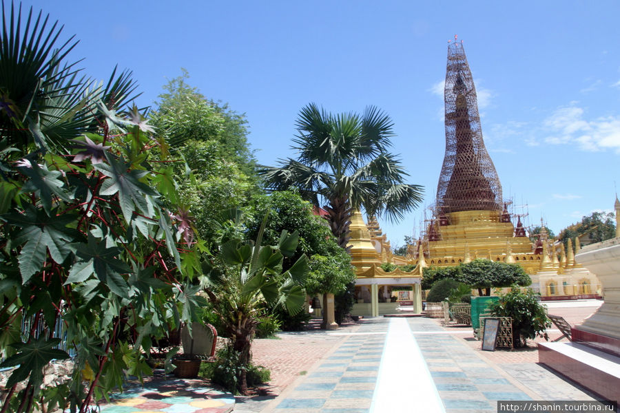 Пагода Шве Сиен Кхон в Мониве Монива, Мьянма