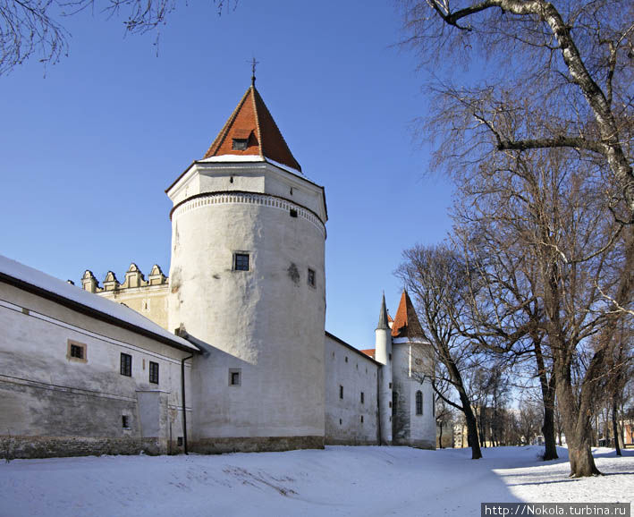 Кежмарский замок зимой Кежмарок, Словакия