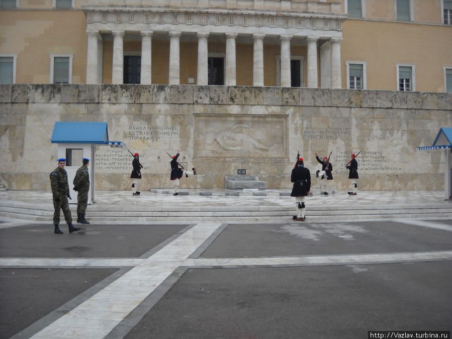 Вид на церемонию Афины, Греция