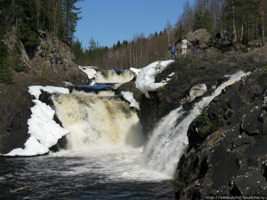 Водопад Кивач Республика Карелия, Россия