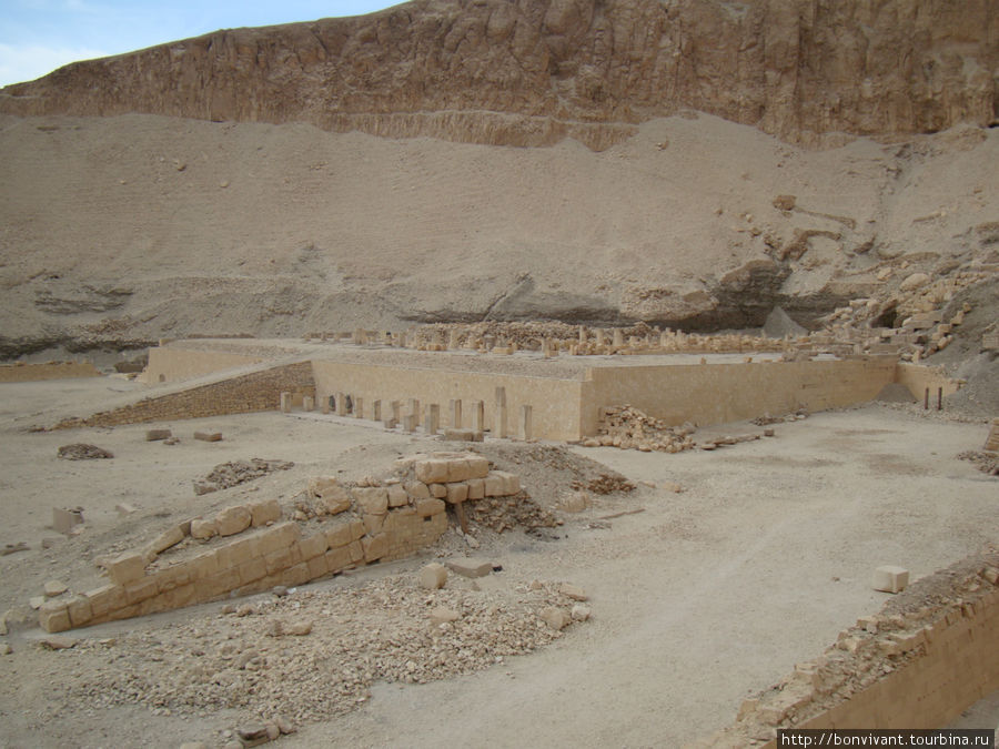 Современный вид храма Луксор, Египет