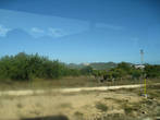 Фото из автобуса по пути из Сан-Антони в центр Ибицы