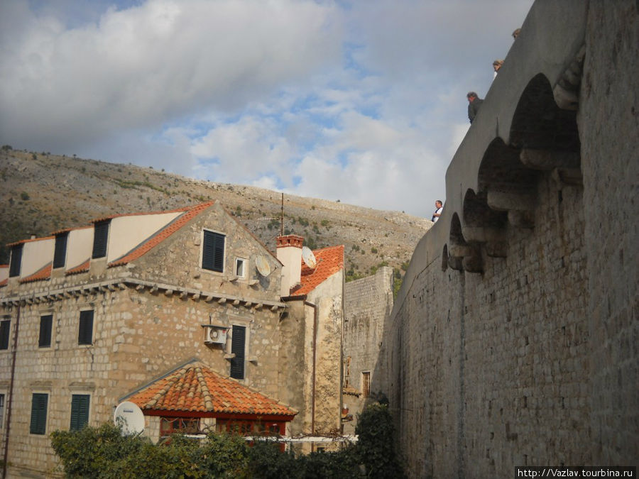 Здания и стены Дубровник, Хорватия