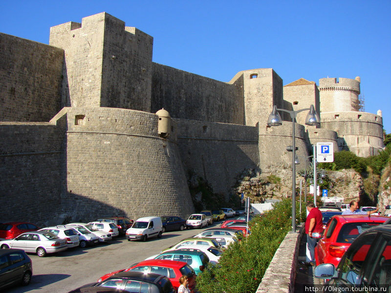 Солидные стены Дубровника Дубровник, Хорватия