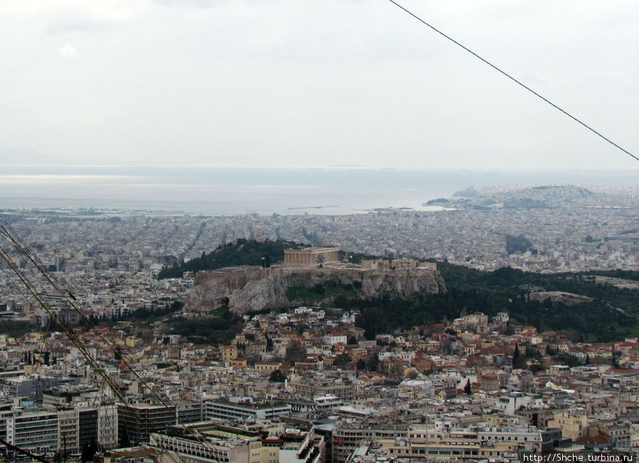 Холм Ликавиттос, высшая точка Афин Афины, Греция