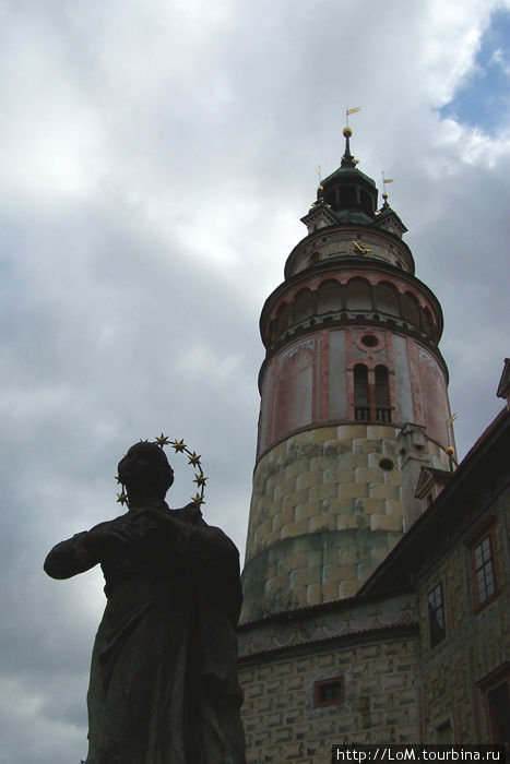 Башня замка Крумлов Чешский Крумлов, Чехия