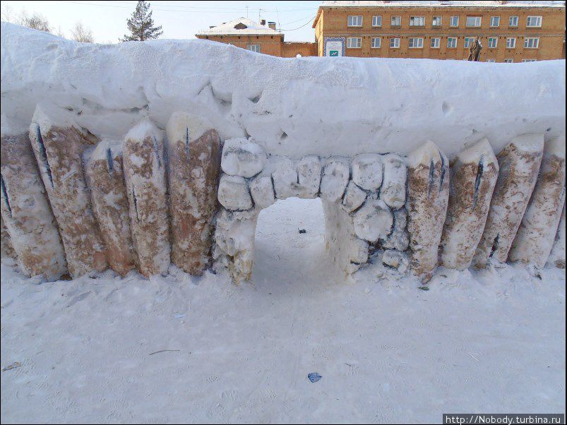 Снежный городок. Ухта, Россия