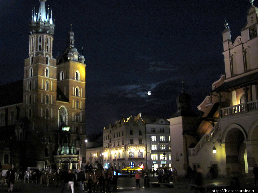 ... и ночью Краков, Польша