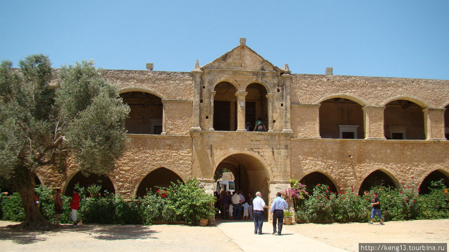 Монастырь Аркади-символ борьбы Крита за свободу Остров Крит, Греция
