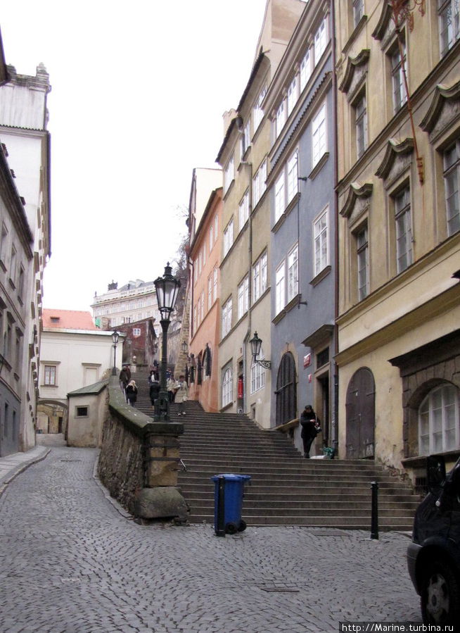 лестница к Пражскому Граду Прага, Чехия